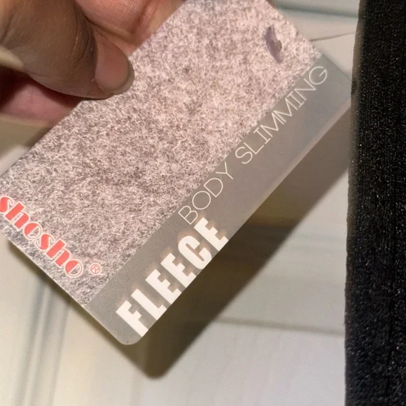 Black Soft Fleece Leggings - Picture 4 of 6